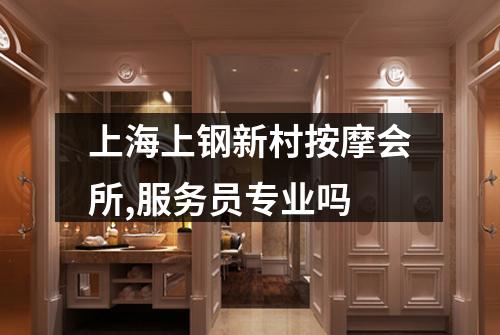上海上钢新村按摩会所,服务员专业吗