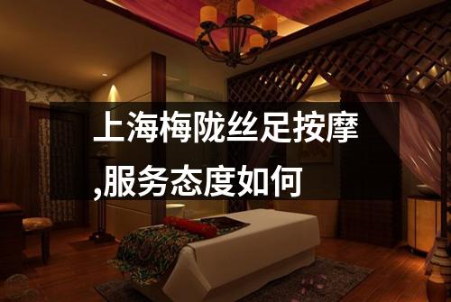 上海梅陇丝足按摩,服务态度如何