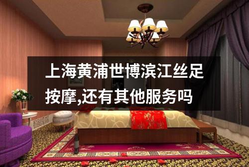 上海黄浦世博滨江丝足按摩,还有其他服务吗