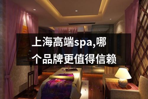 上海高端spa,哪个品牌更值得信赖